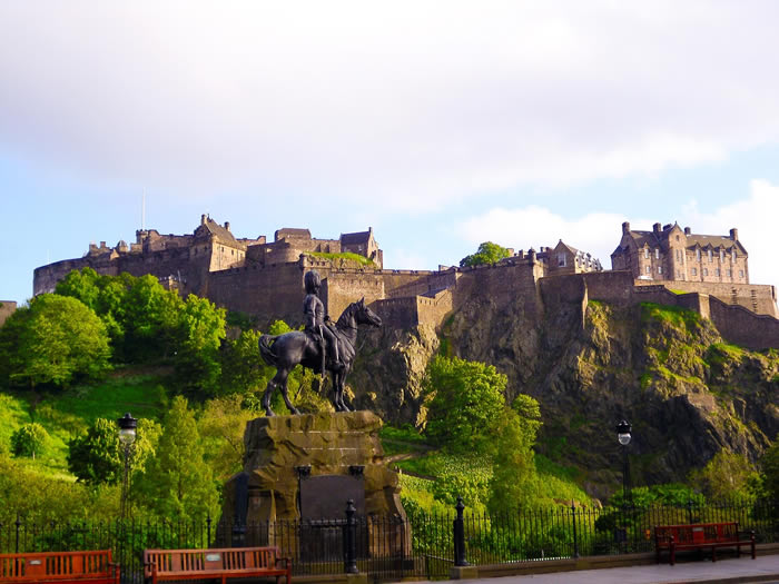 Chateau Edimbourg Royal Mile Ecosse Europe